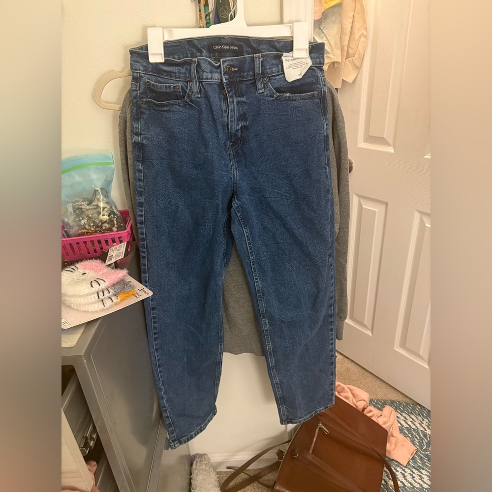 Calvin Klein Jeans Women's Dark Blue Boyfriend Jeans